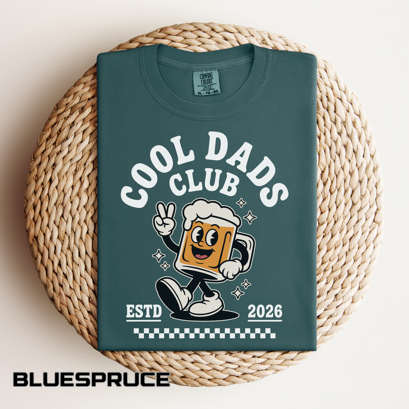 Funny New Dad Comfort Colors Shirt, Cool Dads Club Est 2026 Tee, First Time Dad Gift, Pregnancy Announcement Shirt for Fathers