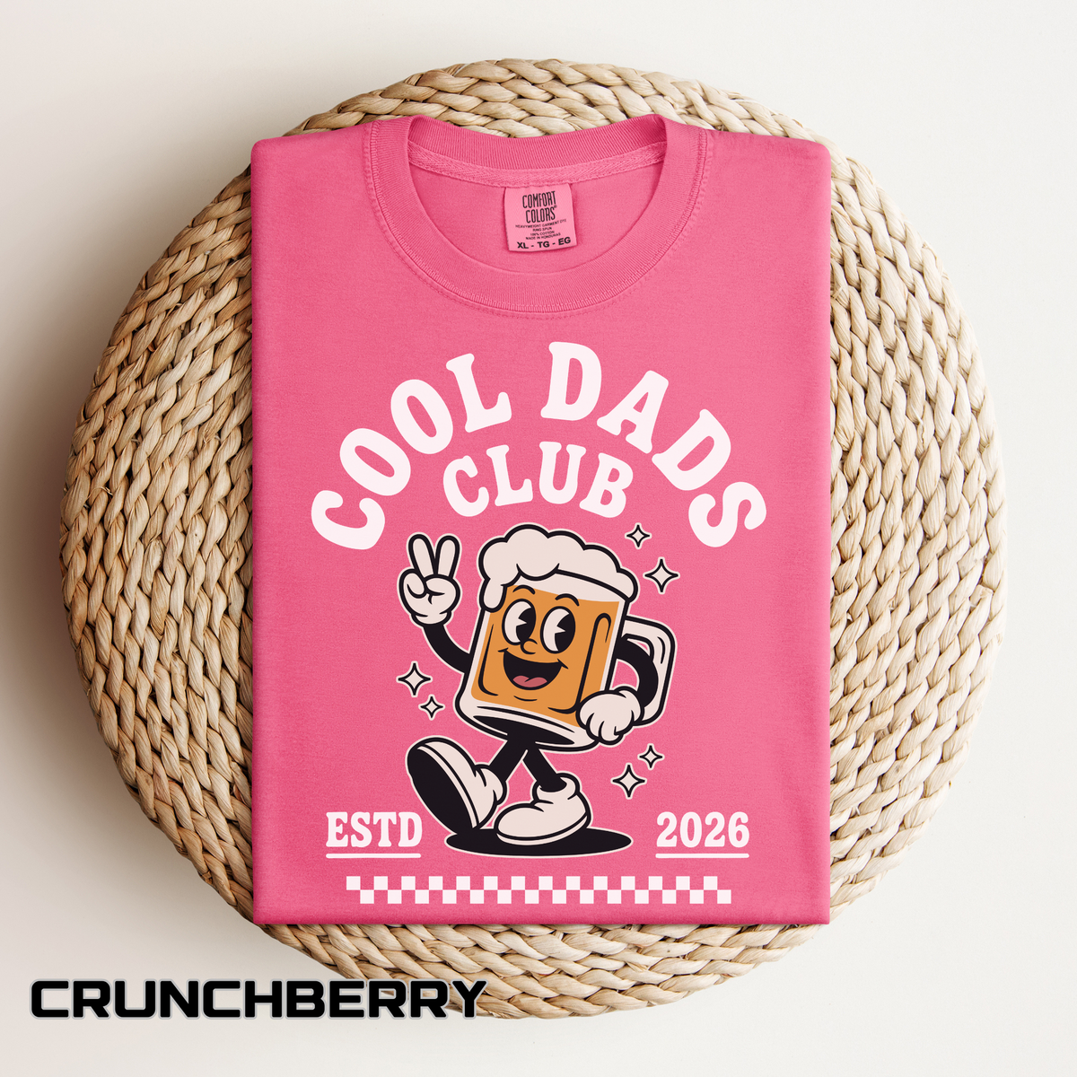 Funny New Dad Comfort Colors Shirt, Cool Dads Club Est 2026 Tee, First Time Dad Gift, Pregnancy Announcement Shirt for Fathers