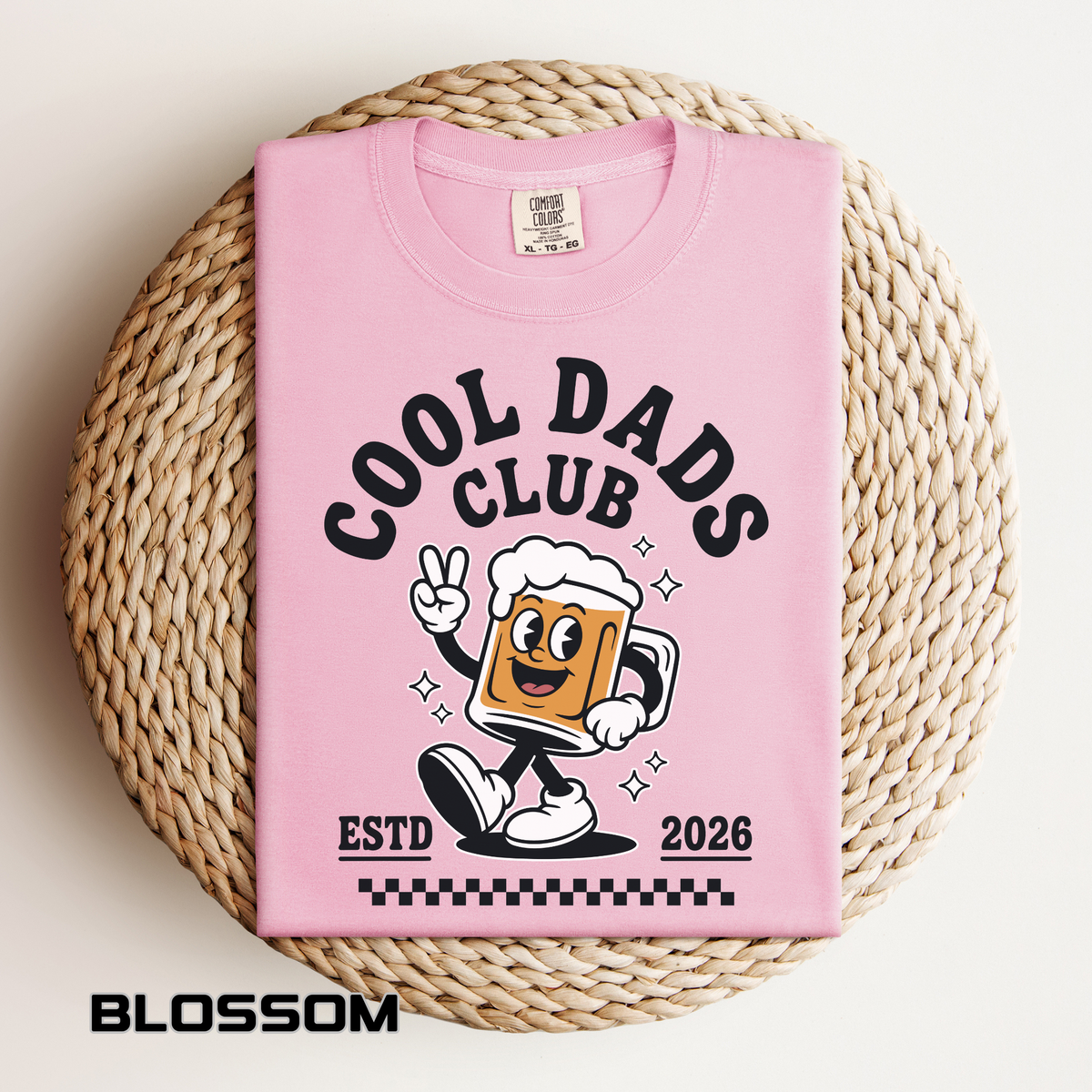 Funny New Dad Comfort Colors Shirt, Cool Dads Club Est 2026 Tee, First Time Dad Gift, Pregnancy Announcement Shirt for Fathers