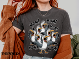 Funny Mom Life Comfort Colors Shirt, Mom Mom Mom Seagull Graphic Tee, Motherhood Humor Shirt, Mother's Day Gift for Moms