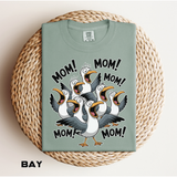 Funny Mom Life Comfort Colors Shirt, Mom Mom Mom Seagull Graphic Tee, Motherhood Humor Shirt, Mother's Day Gift for Moms