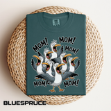 Funny Mom Life Comfort Colors Shirt, Mom Mom Mom Seagull Graphic Tee, Motherhood Humor Shirt, Mother's Day Gift for Moms
