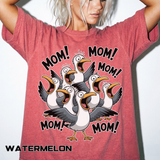 Funny Mom Life Comfort Colors Shirt, Mom Mom Mom Seagull Graphic Tee, Motherhood Humor Shirt, Mother's Day Gift for Moms