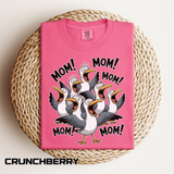 Funny Mom Life Comfort Colors Shirt, Mom Mom Mom Seagull Graphic Tee, Motherhood Humor Shirt, Mother's Day Gift for Moms