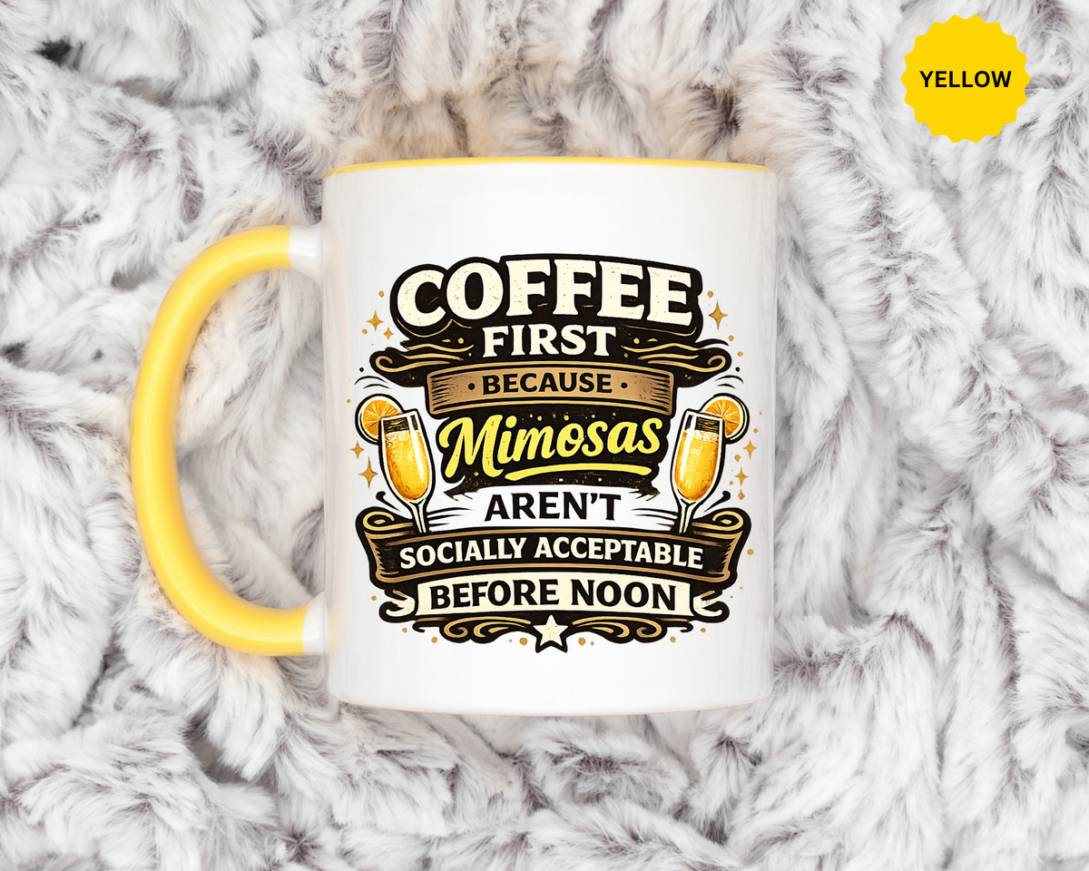 Coffee First Mimosa Later Mug, Funny Brunch Coffee Mug, Mimosa Lover Gift, Weekend Coffee Cup, Funny Drinking Humor Mug