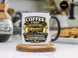 Coffee First Mimosa Later Mug, Funny Brunch Coffee Mug, Mimosa Lover Gift, Weekend Coffee Cup, Funny Drinking Humor Mug