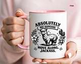 Funny Alpaca Coffee Mug, No Drama Llama Mug, Alpaca Lover Gift, Cute Sarcastic Animal Mug, Funny Coworker Coffee Cup