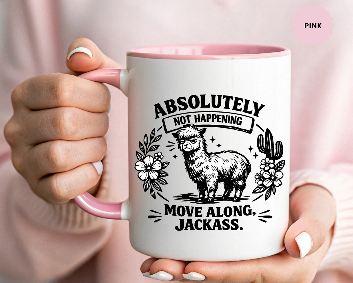 Funny Alpaca Coffee Mug, No Drama Llama Mug, Alpaca Lover Gift, Cute Sarcastic Animal Mug, Funny Coworker Coffee Cup