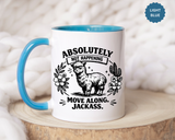 Funny Alpaca Coffee Mug, No Drama Llama Mug, Alpaca Lover Gift, Cute Sarcastic Animal Mug, Funny Coworker Coffee Cup