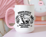 Funny Alpaca Coffee Mug, No Drama Llama Mug, Alpaca Lover Gift, Cute Sarcastic Animal Mug, Funny Coworker Coffee Cup