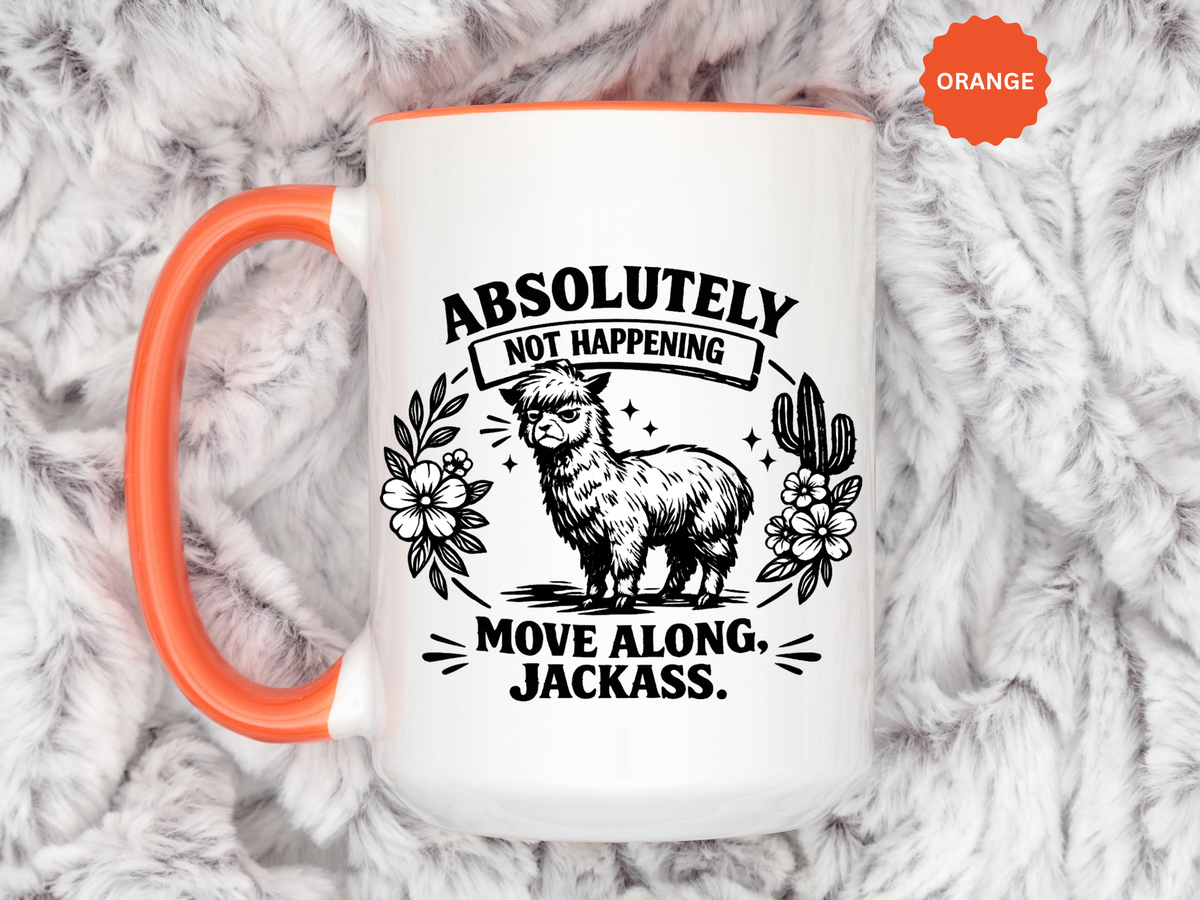 Funny Alpaca Coffee Mug, No Drama Llama Mug, Alpaca Lover Gift, Cute Sarcastic Animal Mug, Funny Coworker Coffee Cup