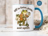 School Counselor Coffee Mug, Frog Counselor Gift, Mental Health Professional Mug, Therapist Gift, Counselor Appreciation Cup