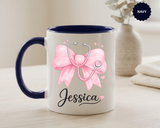 Personalized Nurse Mug, Custom Nurse Name Coffee Mug, Pink Stethoscope Gift, RN Appreciation Gift, Nurse Graduation Cup