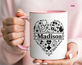Personalized Nurse Coffee Mug, Custom Nurse Name Gift, RN Appreciation Mug, Nursing Graduation Gift, Healthcare Worker Coffee Cup