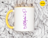 Custom Nurse Name Mug, Personalized Nurse Coffee Cup, Registered Nurse Gift, Nursing Student Gift, Healthcare Appreciation Mug