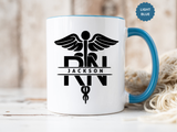 Personalized RN Mug, Custom Registered Nurse Coffee Mug, RN Name Gift, Nursing Graduation Gift, Nurse Appreciation Cup
