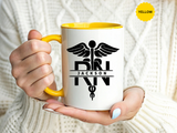Personalized RN Mug, Custom Registered Nurse Coffee Mug, RN Name Gift, Nursing Graduation Gift, Nurse Appreciation Cup