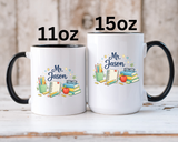 Personalized Teacher Mug, Custom Teacher Name Coffee Mug, Teacher Appreciation Gift, Classroom Teacher Gift, End of Year Present