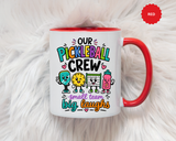 Funny Pickleball Team Mug, Our Pickleball Crew Coffee Mug, Pickleball Player Gift, Cute Sports Mug for Teammates and Friends