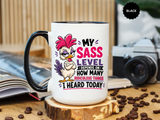 Funny Sass Mug, Sarcastic Chicken Coffee Cup, Ridiculous Things Quote Gift for Coworker, Best Friend Birthday Gift, Sassy Office Humor