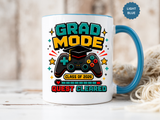 Class of 2026 Gamer Mug, Graduation Coffee Cup, Video Game Gift for Graduate, High School Senior Graduation Present, Grad Mode Quest Cleared