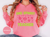 One Spooky Teacher Sweatshirt, Trick or Teach Halloween Crewneck, Cute Educator Gift, Spooky Classroom Shirt, Cute Fall School Outfit