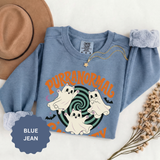 Purranormal Cativity Sweatshirt, Funny Halloween Cat Crewneck, Ghost Kitty Shirt for Cat Lover, Spooky Season Gift, Cute Fall Outfit