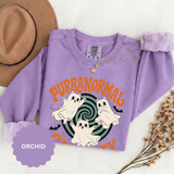 Purranormal Cativity Sweatshirt, Funny Halloween Cat Crewneck, Ghost Kitty Shirt for Cat Lover, Spooky Season Gift, Cute Fall Outfit