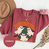 Purranormal Cativity Sweatshirt, Funny Halloween Cat Crewneck, Ghost Kitty Shirt for Cat Lover, Spooky Season Gift, Cute Fall Outfit
