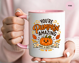 Youre Pumpkin Amazing Mug, Cute Fall Appreciation Coffee Cup, Cozy Autumn Gift for Friend, Teacher, Coworker or Pumpkin Lover