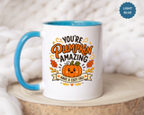 Youre Pumpkin Amazing Mug, Cute Fall Appreciation Coffee Cup, Cozy Autumn Gift for Friend, Teacher, Coworker or Pumpkin Lover