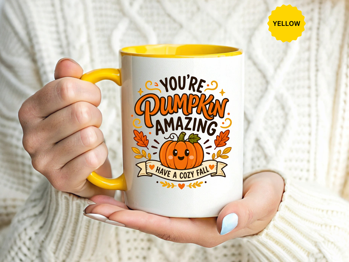Youre Pumpkin Amazing Mug, Cute Fall Appreciation Coffee Cup, Cozy Autumn Gift for Friend, Teacher, Coworker or Pumpkin Lover