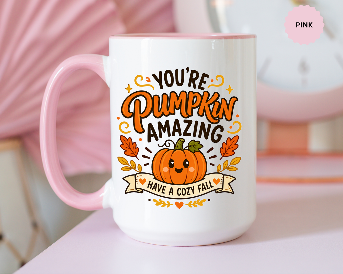 Youre Pumpkin Amazing Mug, Cute Fall Appreciation Coffee Cup, Cozy Autumn Gift for Friend, Teacher, Coworker or Pumpkin Lover