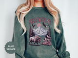Yellowstone Wildlife Sweatshirt, Bison Wolf Eagle Mountain Crewneck, National Park Lover Gift, Western Nature Graphic Cozy Pullover