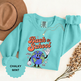 Back to School Earth Sweatshirt, Retro Globe Graphic Pullover, Teacher First Day Outfit, Student Gift, Classroom Crewneck, Educator Gift