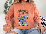 Back to School Earth Sweatshirt, Retro Globe Graphic Pullover, Teacher First Day Outfit, Student Gift, Classroom Crewneck, Educator Gift