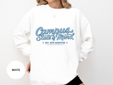 Campus State of Mind Sweatshirt, New Semester College Crewneck, University Student Gift, Back to School Pullover, Campus Outfit, Dorm Life