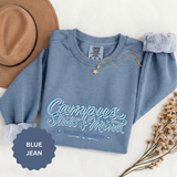Campus State of Mind Sweatshirt, New Semester College Crewneck, University Student Gift, Back to School Pullover, Campus Outfit, Dorm Life