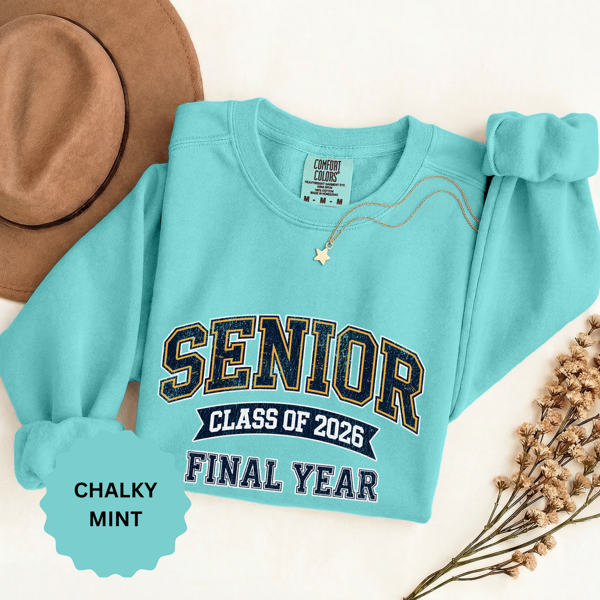 Senior Class of 2026 Sweatshirt, Final Year Graduation Crewneck, High School Senior Gift, College Student Grad Pullover, Class Outfit