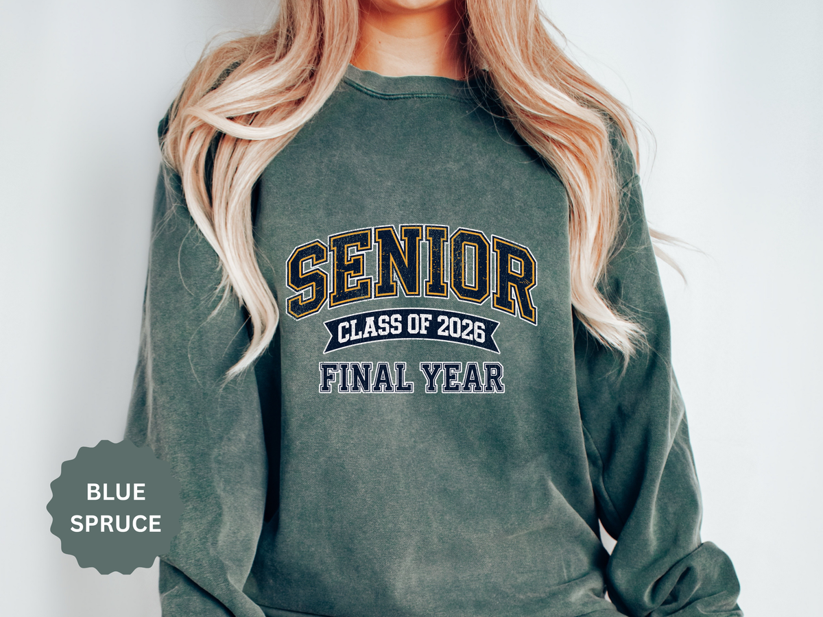 Senior Class of 2026 Sweatshirt, Final Year Graduation Crewneck, High School Senior Gift, College Student Grad Pullover, Class Outfit