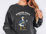 Honkers State University Sweatshirt, Funny Goose Graduate Crewneck, Major in Mischief College Student Gift, Graduation Campus Pullover