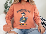 Honkers State University Sweatshirt, Funny Goose Graduate Crewneck, Major in Mischief College Student Gift, Graduation Campus Pullover