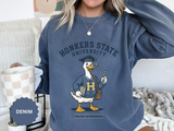 Honkers State University Sweatshirt, Funny Goose Graduate Crewneck, Major in Mischief College Student Gift, Graduation Campus Pullover