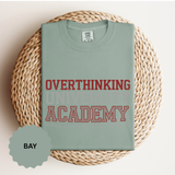 Overthinking University T-Shirt, Funny Anxiety Graphic Tee, Chronic Thinker Gift, College Student Shirt, Sarcastic College Campus Outfit