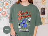 Back to School Earth T-Shirt, Retro Globe Graphic Tee, Teacher First Day Outfit, Student Gift, Classroom Shirt, Geography Educator Gift