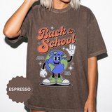 Back to School Earth T-Shirt, Retro Globe Graphic Tee, Teacher First Day Outfit, Student Gift, Classroom Shirt, Geography Educator Gift