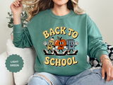 Back to School T-Shirt, Retro Apple Pencil and Book Graphic Tee, Teacher Shirt, First Day Classroom Outfit, Educator Gift, School Staff Top