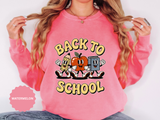 Back to School T-Shirt, Retro Apple Pencil and Book Graphic Tee, Teacher Shirt, First Day Classroom Outfit, Educator Gift, School Staff Top