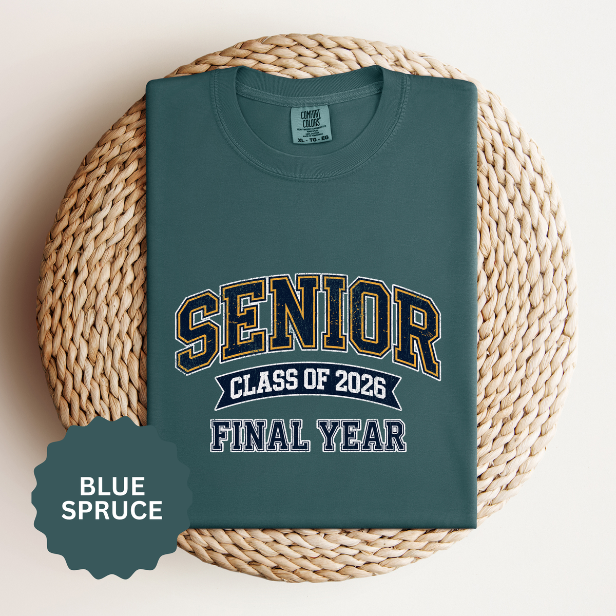 Senior Class of 2026 T-Shirt, Final Year Graduation Graphic Tee, High School Senior Gift, College Student Shirt, Class Outfit, Grad Gift