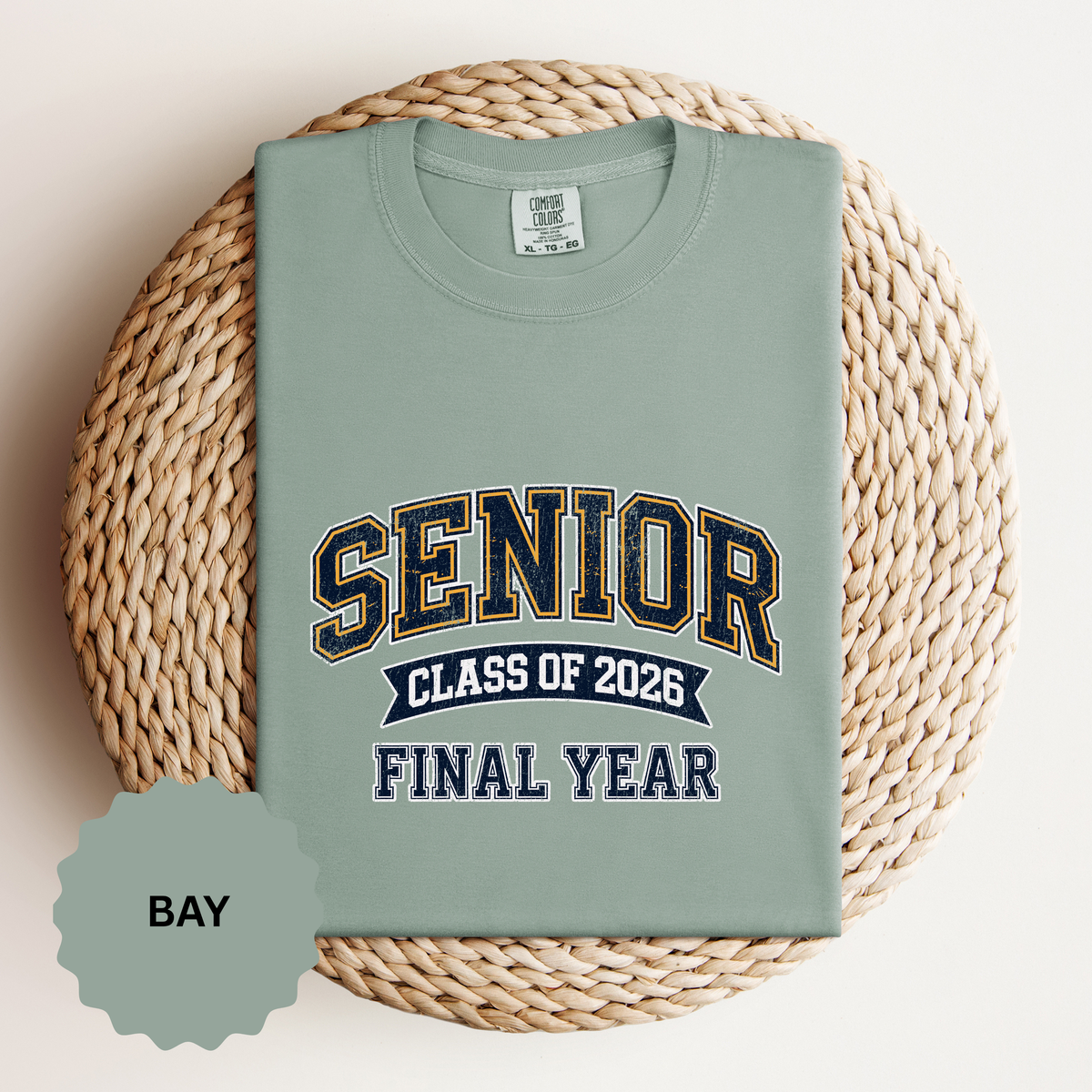 Senior Class of 2026 T-Shirt, Final Year Graduation Graphic Tee, High School Senior Gift, College Student Shirt, Class Outfit, Grad Gift